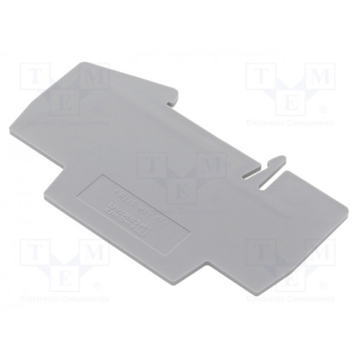 ATP-STTB 4 - 3030747; End/partition plate; grey; Width: 2mm; Ht: 53mm; L: 88.7mm; PHOENIX CONTACT