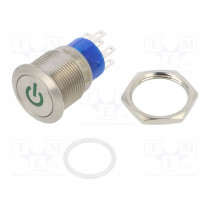 ATP19-SL4-612-M0DE-03Q; Switch: vandal resistant; Pos: 2; DPDT; 5A/250VAC; 3A/28VDC; IP67; C&K