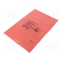 001-0017; Protection bag; ESD; L: 305mm; W: 203mm; Thk: 75um; 100pcs; pink; ANTISTAT 001-0017; Protection bag; ESD; L: 305mm; W: 203mm; Thk: 75um; 100pcs; pink; ANTISTAT