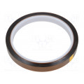 051-0001; Tape: high temperature resistant; tape; max.230°C; W: 10mm; L: 33m; ANTISTAT