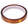 051-0002; Tape: high temperature resistant; tape; max.230°C; W: 14mm; L: 33m; ANTISTAT