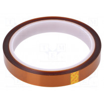 051-0002; Tape: high temperature resistant; tape; max.230°C; W: 14mm; L: 33m; ANTISTAT 051-0002; Tape: high temperature resistant; tape; max.230°C; W: 14mm; L: 33m; ANTISTAT