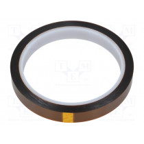 051-0003; Tape: high temperature resistant; tape; max.230°C; W: 12mm; L: 33m; ANTISTAT 051-0003; Tape: high temperature resistant; tape; max.230°C; W: 12mm; L: 33m; ANTISTAT