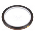 051-0007; Tape: high temperature resistant; tape; max.230°C; W: 6mm; L: 33m; ANTISTAT
