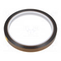 051-0008; Tape: high temperature resistant; tape; max.230°C; W: 9mm; L: 33m; ANTISTAT