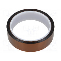 051-0010; Tape: high temperature resistant; tape; max.230°C; W: 25mm; L: 33m; ANTISTAT 051-0010; Tape: high temperature resistant; tape; max.230°C; W: 25mm; L: 33m; ANTISTAT