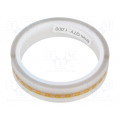 053-1000; Tape: high temperature resistant; dot; reel; Thk: 0.07mm; 1000pcs.; ANTISTAT