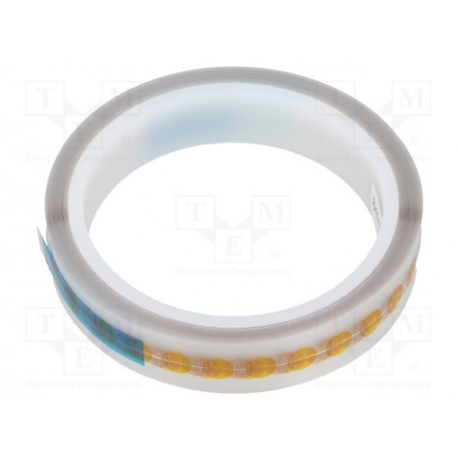053-1001; Tape: high temperature resistant; dot; reel; Thk: 0.07mm; 1000pcs.; ANTISTAT 053-1001; Tape: high temperature resistant; dot; reel; Thk: 0.07mm; 1000pcs.; ANTISTAT