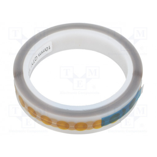 053-1002; Tape: high temperature resistant; dot; reel; Thk: 0.07mm; 1000pcs.; ANTISTAT 053-1002; Tape: high temperature resistant; dot; reel; Thk: 0.07mm; 1000pcs.; ANTISTAT