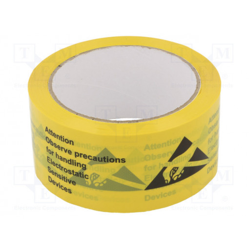 054-0002; Self-adhesive label; ESD; L: 66m; Thk: 50mm; Package: reel; Mat: PVC; ANTISTAT