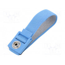 066-0002; Wristband; ESD; Features: antialergic; EN 61340-5-5; blue; 1kΩ; ANTISTAT 066-0002; Wristband; ESD; Features: antialergic; EN 61340-5-5; blue; 1kΩ; ANTISTAT