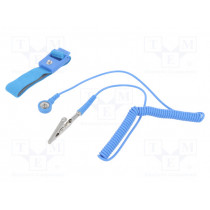 066-00053; Wristband; ESD; 1MΩ; Leng.after stretch: 1.83m; 4mm; ANTISTAT 066-00053; Wristband; ESD; 1MΩ; Leng.after stretch: 1.83m; 4mm; ANTISTAT