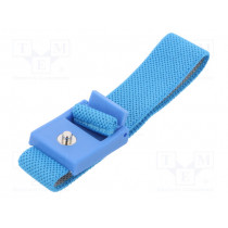 066-0008; Wristband; ESD; Features: antialergic; EN 61340-5-5; blue; 1kΩ; 4mm; ANTISTAT 066-0008; Wristband; ESD; Features: antialergic; EN 61340-5-5; blue; 1kΩ; 4mm; ANTISTAT