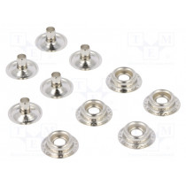 067-1006; Male press stud; ESD; 5pcs; Application: designed for ESD mats; ANTISTAT 067-1006; Male press stud; ESD; 5pcs; Application: designed for ESD mats; ANTISTAT