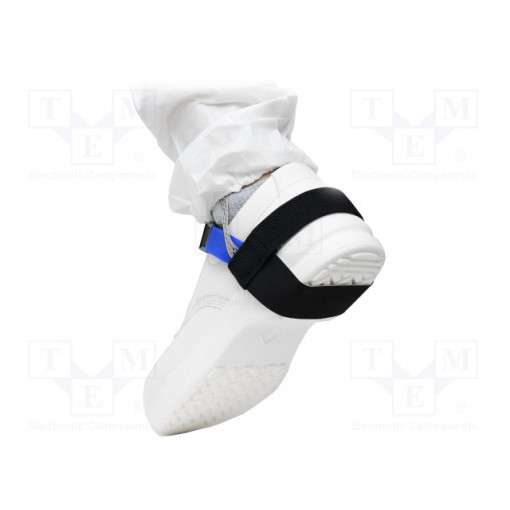 068-0005; ESD shoe grounder; ESD; 1pcs; blue; Mounting: clip; ANTISTAT