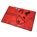 069-0003; Portable service kit; ESD; 590x590mm; Thk: 0.6mm; Mat: vinyl; red; ANTISTAT