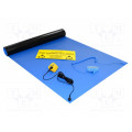 069-0010; Protective bench kit; ESD; 600x1200mm; Thk: 2mm; blue; <100MΩ; ANTISTAT