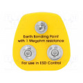 070-0016F; Earthing plug; ESD; 1MΩ; Plug: EU; ANTISTAT 070-0016F; Earthing plug; ESD; 1MΩ; Plug: EU; ANTISTAT