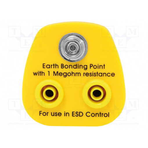 070-0021; Earthing plug; ESD; 1MΩ; Plug: EU; ANTISTAT 070-0021; Earthing plug; ESD; 1MΩ; Plug: EU; ANTISTAT