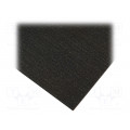 082-0002F; Bench mat; ESD; 550x1200mm; Thk: 2mm; black; 0.001÷1MΩ; 130°C; ANTISTAT
