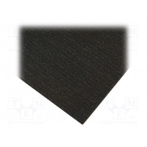 082-0002F; Bench mat; ESD; 550x1200mm; Thk: 2mm; black; 0.001÷1MΩ; 130°C; ANTISTAT