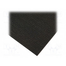 082-0002F2; Bench mat; ESD; 700x500mm; Thk: 2mm; black; 0.001÷1MΩ; 130°C; ANTISTAT