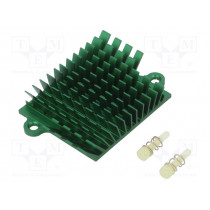 ATS-1041-C1-R0; Heatsink: extruded; grilled; BGA; green; L: 41mm; W: 45mm; H: 10mm; Advanced Thermal Solutions