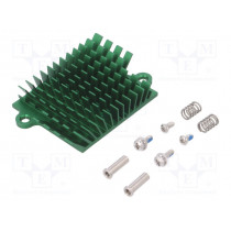 ATS-1041-C3-R0; Heatsink: extruded; grilled; BGA; green; L: 41mm; W: 45mm; H: 10mm; Advanced Thermal Solutions