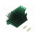 ATS-1043-C1-R0; Heatsink: extruded; grilled; BGA; green; L: 41mm; W: 45mm; H: 25mm; Advanced Thermal Solutions ATS-1043-C1-R0; Heatsink: extruded; grilled; BGA; green; L: 41mm; W: 45mm; H: 25mm; Advanced Thermal Solutions