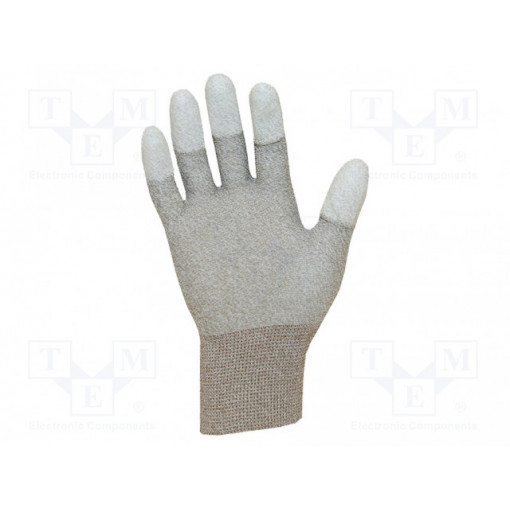 109-0037P; Protective gloves; ESD; S; Mat: 20% copper,80% nylon; <100kΩ; ANTISTAT 109-0037P; Protective gloves; ESD; S; Mat: 20% copper,80% nylon; <100kΩ; ANTISTAT