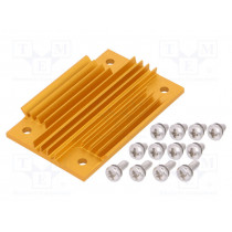 ATS-1098-C1-R0; Heatsink: extruded; grilled; BGA; golden; L: 58mm; W: 37mm; H: 6.1mm; Advanced Thermal Solutions