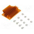 ATS-1099-C1-R0; Heatsink: extruded; grilled; BGA; golden; L: 58mm; W: 37mm; H: 11.4mm; Advanced Thermal Solutions ATS-1099-C1-R0; Heatsink: extruded; grilled; BGA; golden; L: 58mm; W: 37mm; H: 11.4mm; Advanced Thermal Solutions