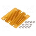ATS-1103-C1-R0; Heatsink: extruded; grilled; BGA; golden; L: 61mm; W: 58mm; H: 6.1mm; Advanced Thermal Solutions ATS-1103-C1-R0; Heatsink: extruded; grilled; BGA; golden; L: 61mm; W: 58mm; H: 6.1mm; Advanced Thermal Solutions