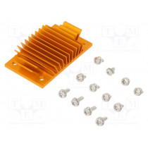 ATS-1139-C1-R0; Heatsink: extruded; grilled; BGA; golden; L: 37mm; W: 58mm; H: 11.4mm; Advanced Thermal Solutions