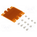 ATS-1143-C1-R0; Heatsink: extruded; grilled; BGA; golden; L: 58mm; W: 61mm; H: 6.1mm; Advanced Thermal Solutions ATS-1143-C1-R0; Heatsink: extruded; grilled; BGA; golden; L: 58mm; W: 61mm; H: 6.1mm; Advanced Thermal Solutions