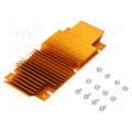 ATS-1149-C1-R0; Heatsink: extruded; grilled; BGA; golden; L: 61mm; W: 118mm; H: 11.4mm; Advanced Thermal Solutions ATS-1149-C1-R0; Heatsink: extruded; grilled; BGA; golden; L: 61mm; W: 118mm; H: 11.4mm; Advanced Thermal Solutions