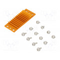 ATS-1183-C1-R0; Heatsink: extruded; grilled; BGA; golden; L: 23mm; W: 58mm; H: 6.1mm; Advanced Thermal Solutions ATS-1183-C1-R0; Heatsink: extruded; grilled; BGA; golden; L: 23mm; W: 58mm; H: 6.1mm; Advanced Thermal Solutions