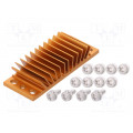ATS-1184-C1-R0; Heatsink: extruded; grilled; BGA; golden; L: 23mm; W: 58mm; H: 11.4mm; Advanced Thermal Solutions ATS-1184-C1-R0; Heatsink: extruded; grilled; BGA; golden; L: 23mm; W: 58mm; H: 11.4mm; Advanced Thermal Solutions
