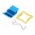 ATS-50170B-C1-R0; Heatsink: extruded; grilled; BGA; blue; L: 17mm; W: 17mm; H: 7.5mm; Advanced Thermal Solutions ATS-50170B-C1-R0; Heatsink: extruded; grilled; BGA; blue; L: 17mm; W: 17mm; H: 7.5mm; Advanced Thermal Solutions