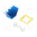 ATS-50170P-C1-R0; Heatsink: extruded; grilled; BGA; blue; L: 17mm; W: 17mm; H: 17.5mm; Advanced Thermal Solutions ATS-50170P-C1-R0; Heatsink: extruded; grilled; BGA; blue; L: 17mm; W: 17mm; H: 17.5mm; Advanced Thermal Solutions