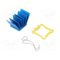 ATS-50170P-C1-R0; Heatsink: extruded; grilled; BGA; blue; L: 17mm; W: 17mm; H: 17.5mm; Advanced Thermal Solutions