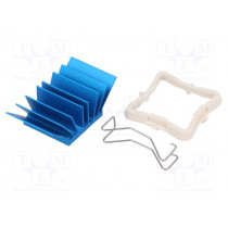 ATS-50210G-C1-R0; Heatsink: extruded; grilled; BGA; blue; L: 21mm; W: 21mm; H: 12.5mm; Advanced Thermal Solutions