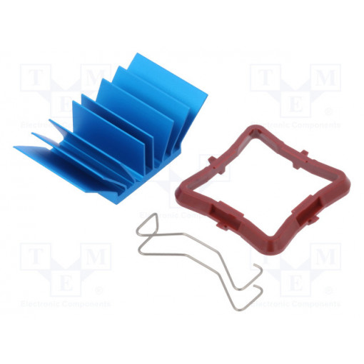 ATS-50230G-C1-R0; Heatsink: extruded; grilled; BGA; blue; L: 23mm; W: 23mm; H: 12.5mm; Advanced Thermal Solutions