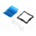 ATS-50250B-C1-R0; Heatsink: extruded; grilled; BGA; blue; L: 25mm; W: 25mm; H: 7.5mm; Advanced Thermal Solutions ATS-50250B-C1-R0; Heatsink: extruded; grilled; BGA; blue; L: 25mm; W: 25mm; H: 7.5mm; Advanced Thermal Solutions