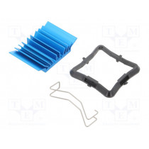 ATS-50250B-C1-R0; Heatsink: extruded; grilled; BGA; blue; L: 25mm; W: 25mm; H: 7.5mm; Advanced Thermal Solutions