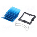 ATS-50250G-C1-R0; Heatsink: extruded; grilled; BGA; blue; L: 25mm; W: 25mm; H: 12.5mm; Advanced Thermal Solutions ATS-50250G-C1-R0; Heatsink: extruded; grilled; BGA; blue; L: 25mm; W: 25mm; H: 12.5mm; Advanced Thermal Solutions