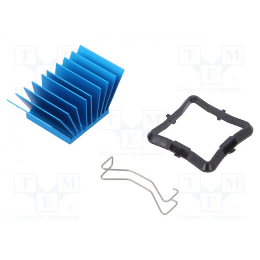 ATS-50250P-C1-R0; Heatsink: extruded; grilled; BGA; blue; L: 25mm; W: 25mm; H: 17.5mm; Advanced Thermal Solutions