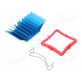 ATS-50270G-C1-R0; Heatsink: extruded; grilled; BGA; blue; L: 27mm; W: 27mm; H: 12.5mm; Advanced Thermal Solutions ATS-50270G-C1-R0; Heatsink: extruded; grilled; BGA; blue; L: 27mm; W: 27mm; H: 12.5mm; Advanced Thermal Solutions