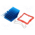 ATS-50270P-C1-R0; Heatsink: extruded; grilled; BGA; blue; L: 27mm; W: 27mm; H: 17.5mm; Advanced Thermal Solutions ATS-50270P-C1-R0; Heatsink: extruded; grilled; BGA; blue; L: 27mm; W: 27mm; H: 17.5mm; Advanced Thermal Solutions