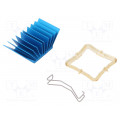 ATS-50290P-C1-R0; Heatsink: extruded; grilled; BGA; blue; L: 29mm; W: 29mm; H: 17.5mm; Advanced Thermal Solutions ATS-50290P-C1-R0; Heatsink: extruded; grilled; BGA; blue; L: 29mm; W: 29mm; H: 17.5mm; Advanced Thermal Solutions